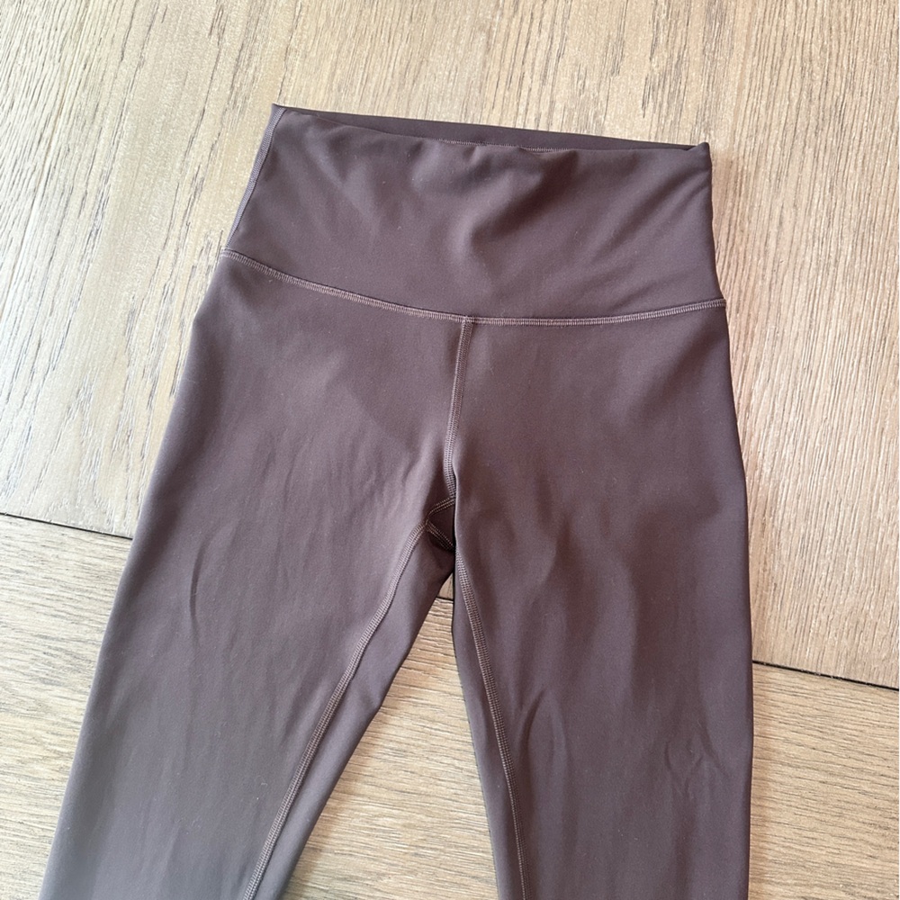 Lululemon Wunder Train High-Rise Tight 25” Size 6 Brown - Picture 2 of 9